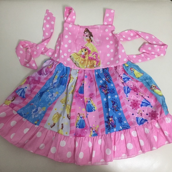 Princess Belle Cute Pink Twirl Dress - Picture 5 of 7